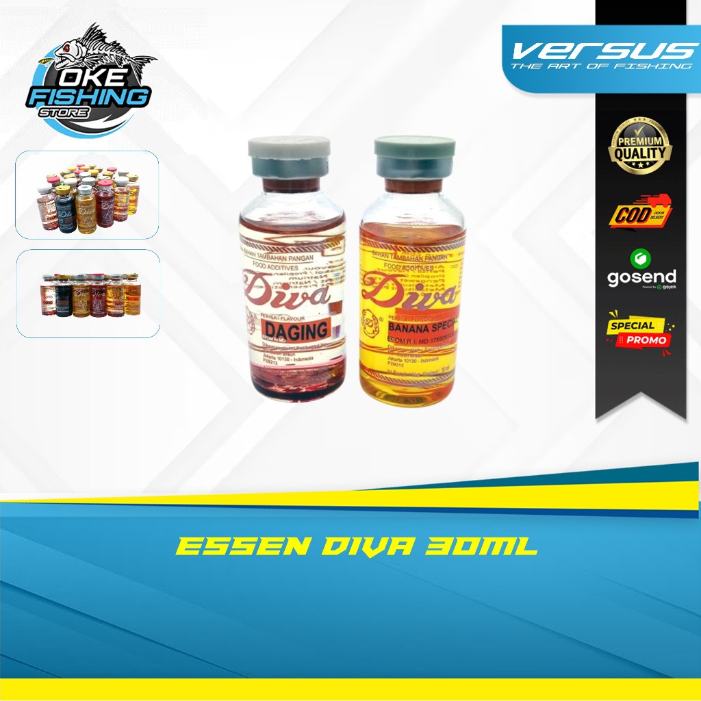 Essen Diva 30ml – Umpan Pancing – Variasi Rasa Lengkap