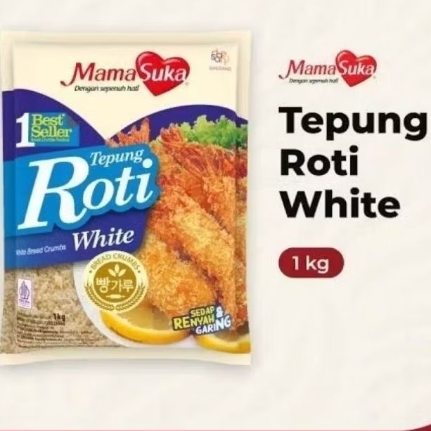 

Mamasuka tepung roti panir white mama suka 1kg cc