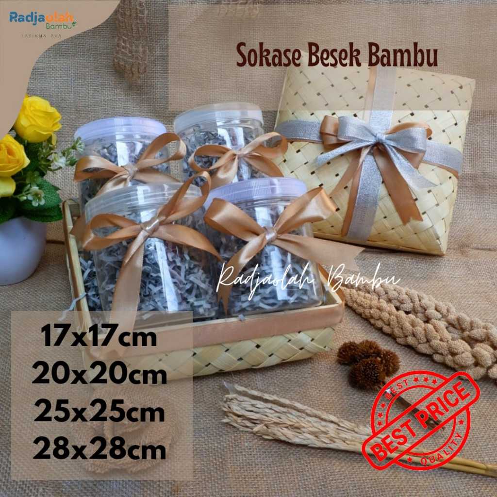 Sokase Bambu / wadah makanan / Sokase Bambu Serbaguna (Tanpa Jinjing)