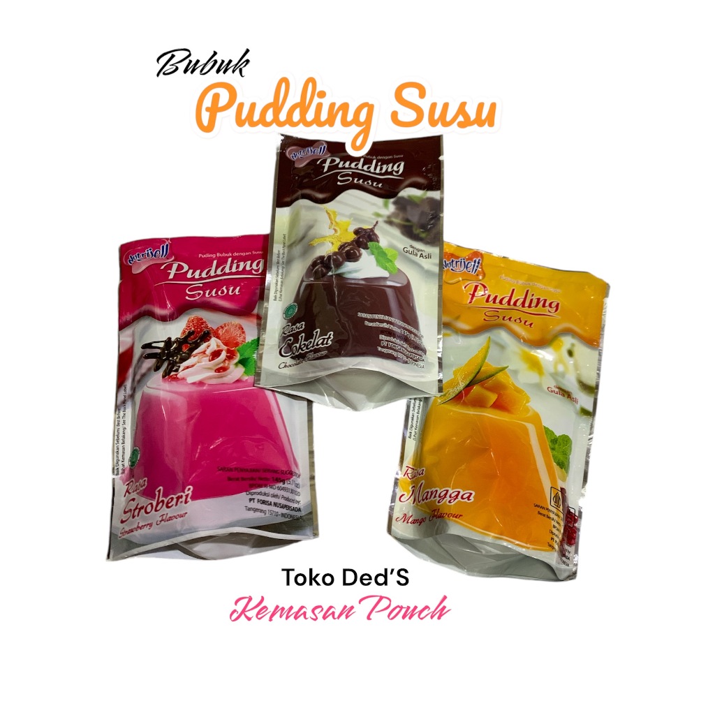 

nutrijell PUDDING SUSU kemasan pouch