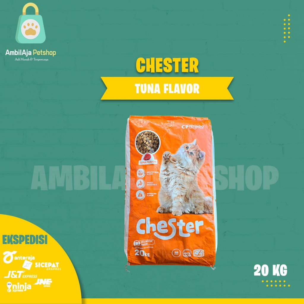 CHESTER Makanan kucing Chester Tuna Cat Food 20kg
