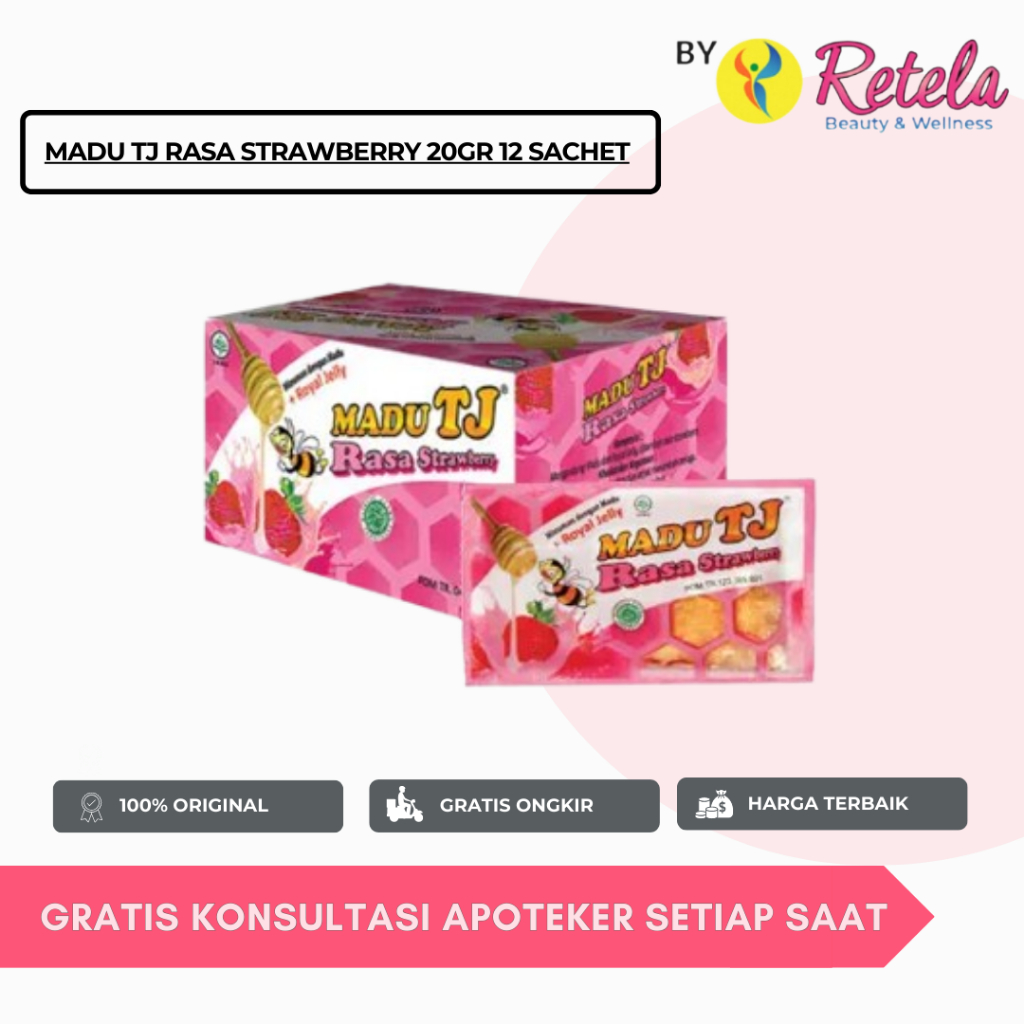 

MADU TJ RASA STRAWBERRY 20GR 12 SACHET