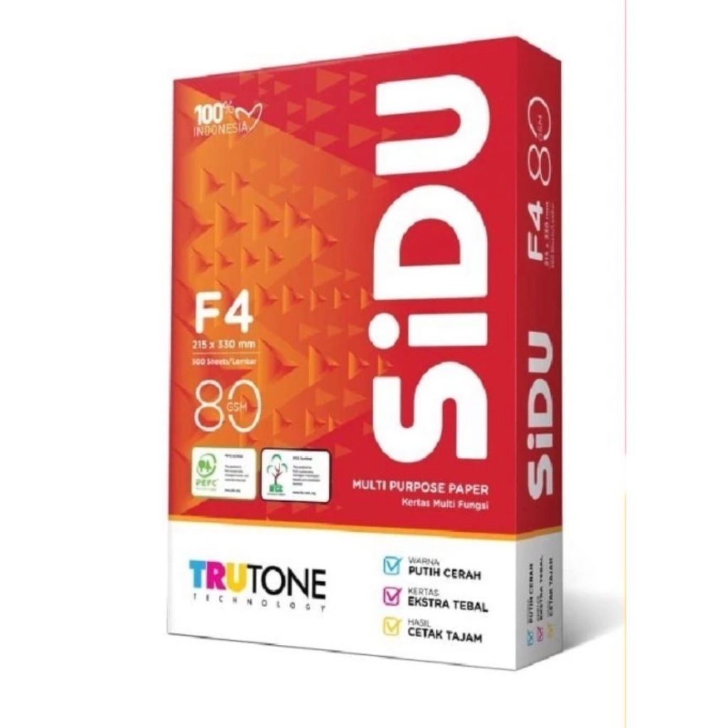 

SIDU-Kertas HVS 80-GSM F4
