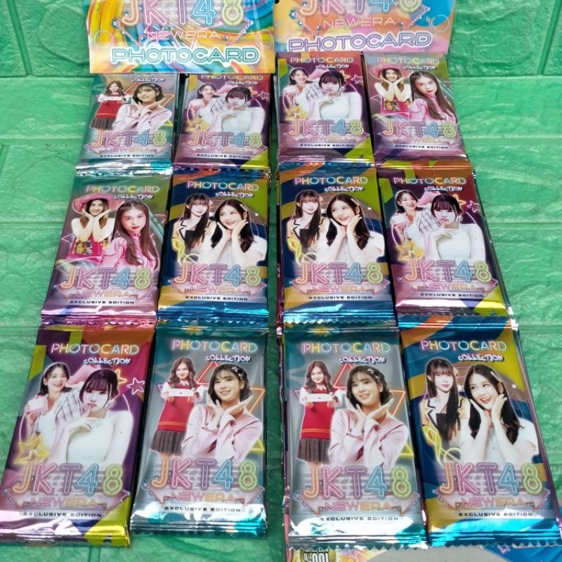 Grosir 12 Sachet Mainan Kartu Foil JKT48 LABUBU Trading Card