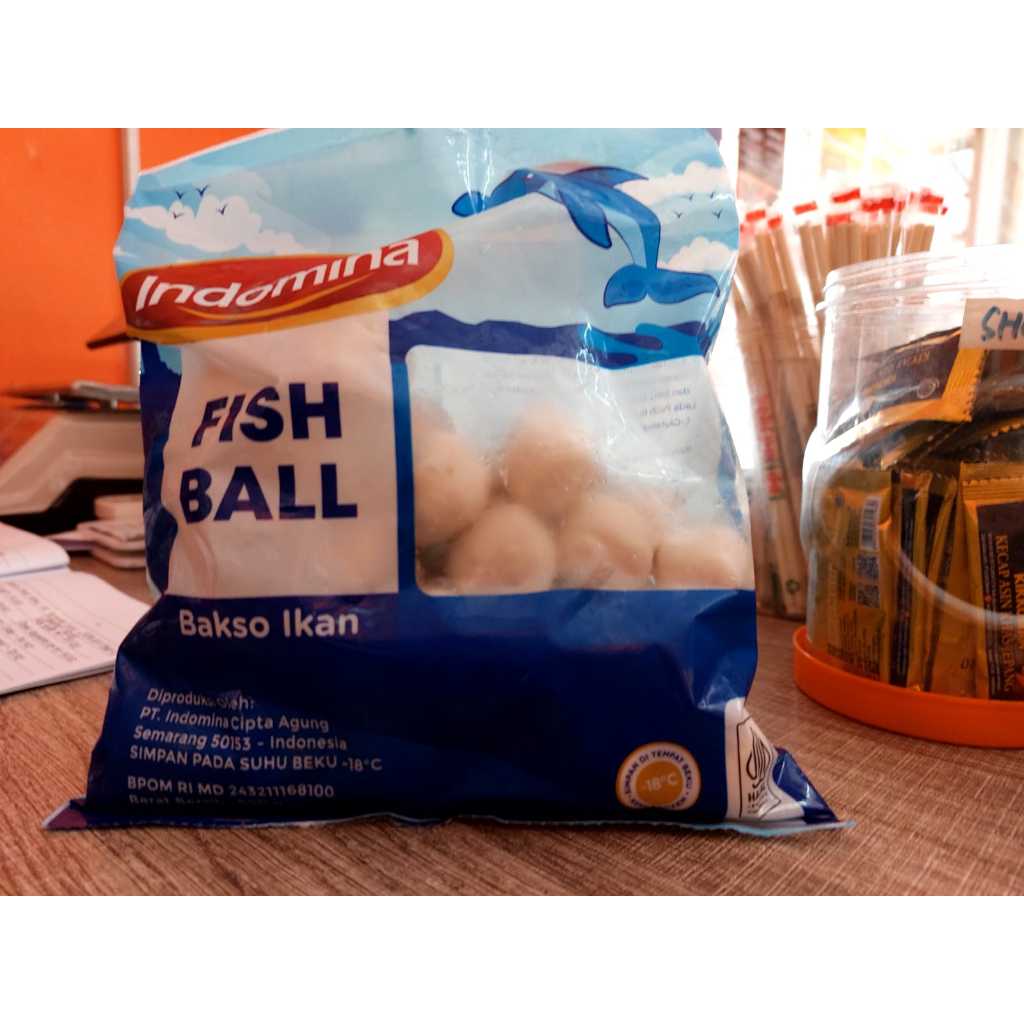 

INDOMINA FISH BALL BAKSO IKAN KEMASAN 500GR