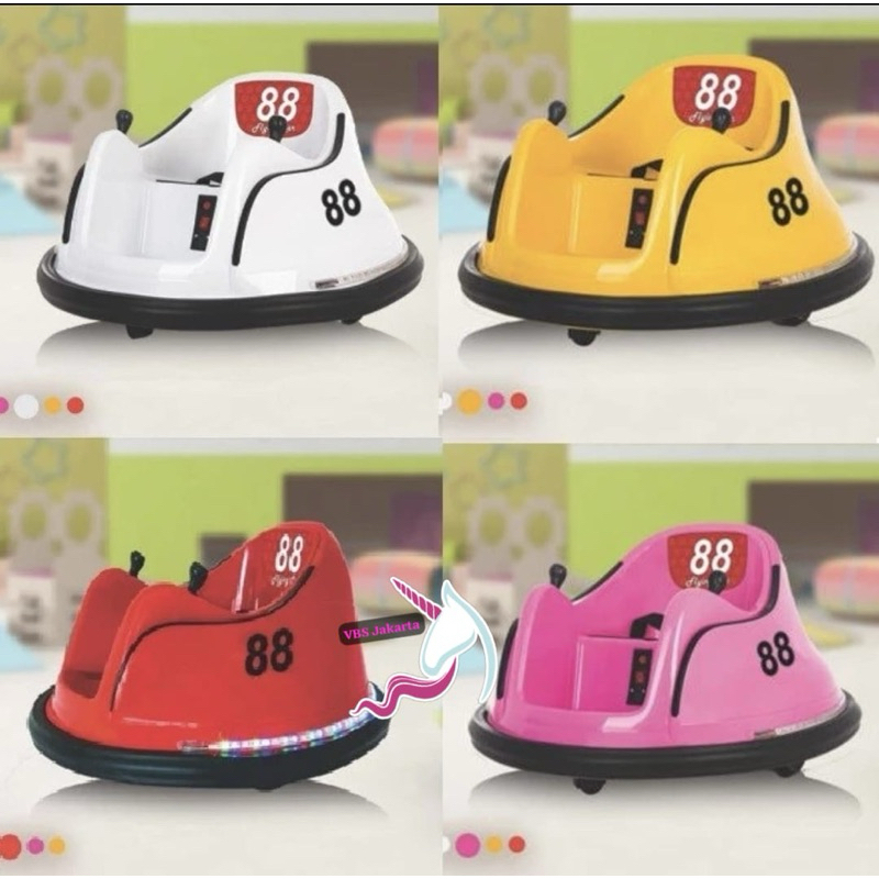 JUMBO RIDE ON BOMBOMCAR REMOTE SABUK PENGAMAN SAFETY BELT BUMPER CAR MOBIL MOBILAN REMOTE RODA HANDL