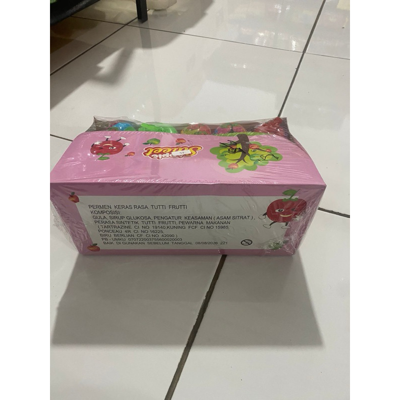 

permen apple sweet 1 box isi 30