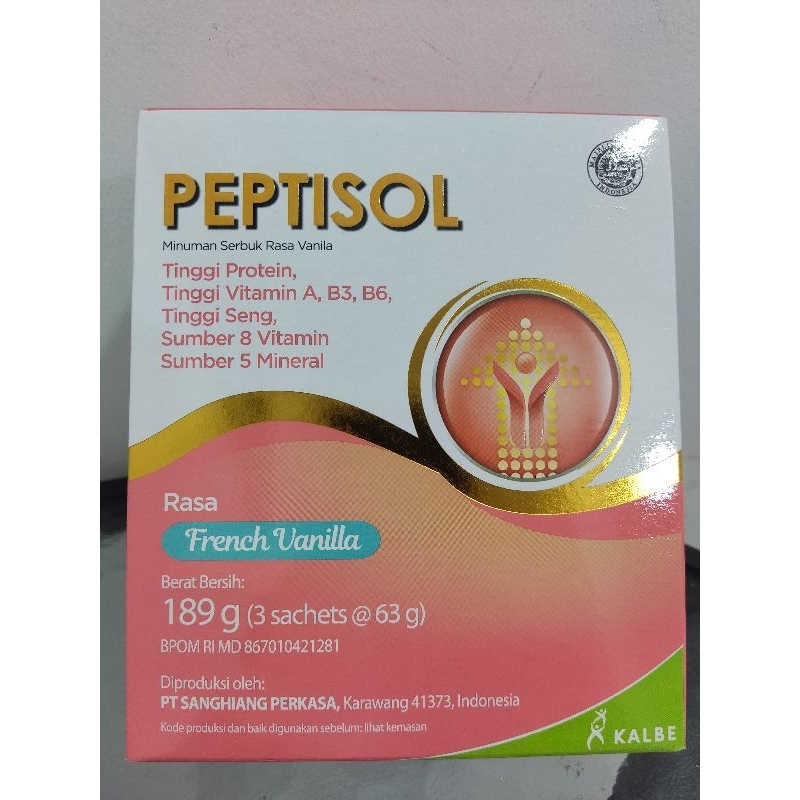 

PEPTISOL 189 gram Vanila