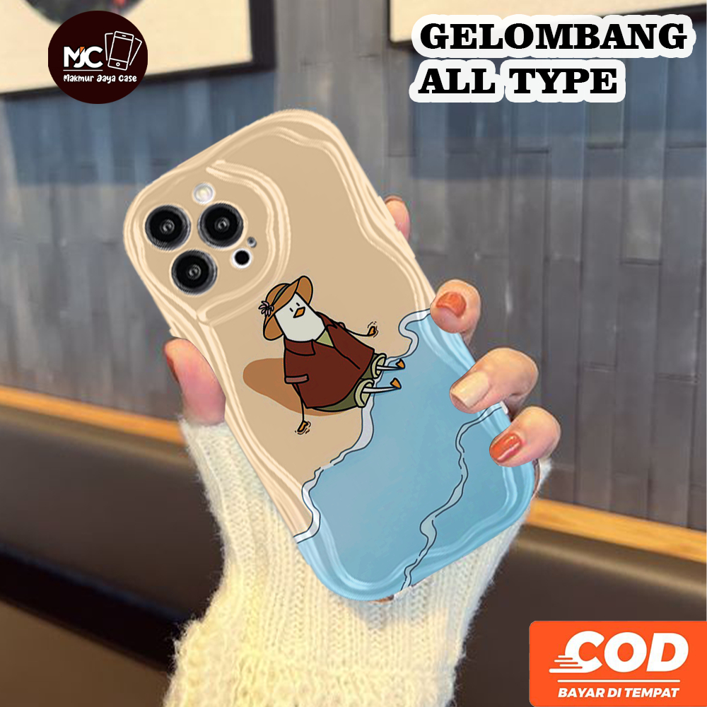 -Case Gelombang -ITEL A60 A60S A70 S23 S23+ P55 4G P55 5G RS4  - Case Gelombang - Karakter  [MG16]