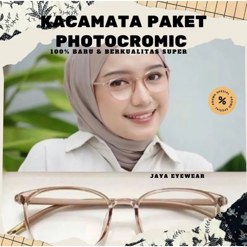kacamata TR lentur cowok cewek 5004. lensa antiradiasi photocromic