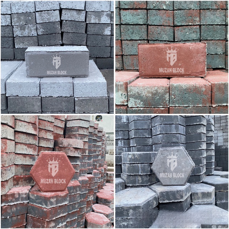 paving block bata/hexagonal press mesin