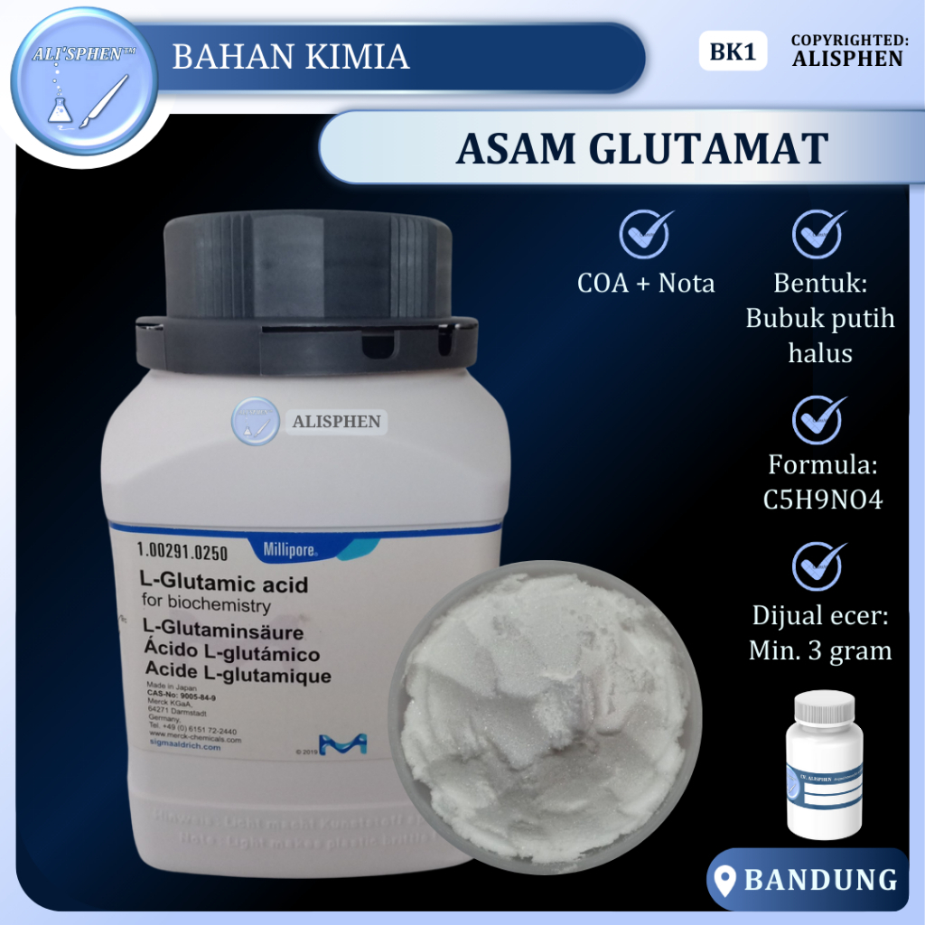 [BK1] Asam Glutamat / Glutamic Acid | Pro Analis | Merck Millipore
