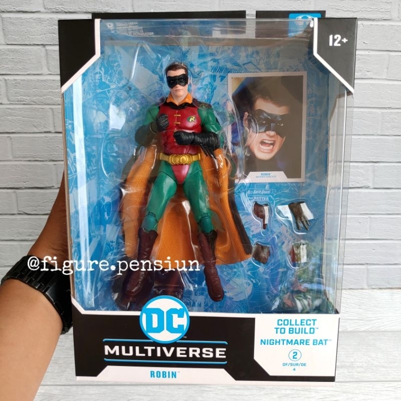 DC MULTIVERSE MCFARLANE ROBIN BATMAN FOREVER VAL KILMER NIGHTMARE BAT ACTION FIGURE