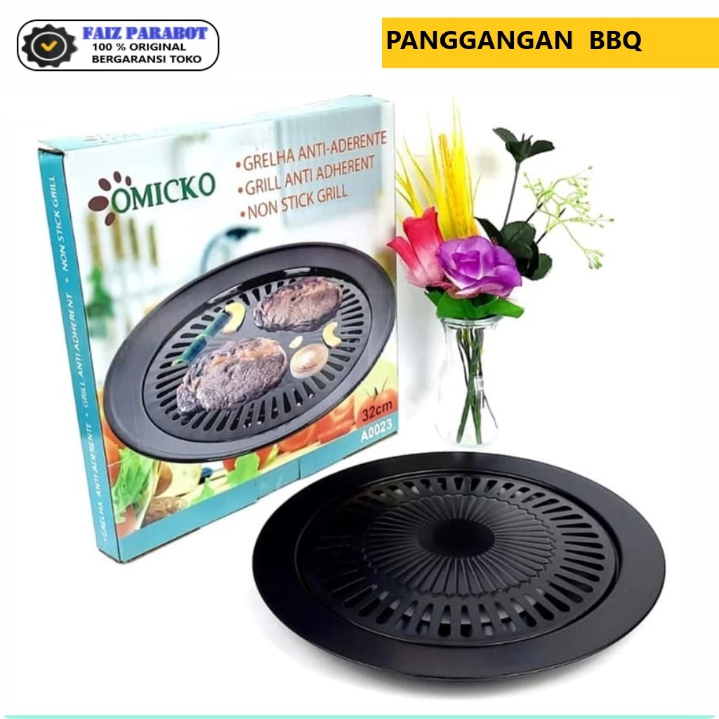 Ultra Grill PAN / Panggangan Kompor Anti Lengket Omicko