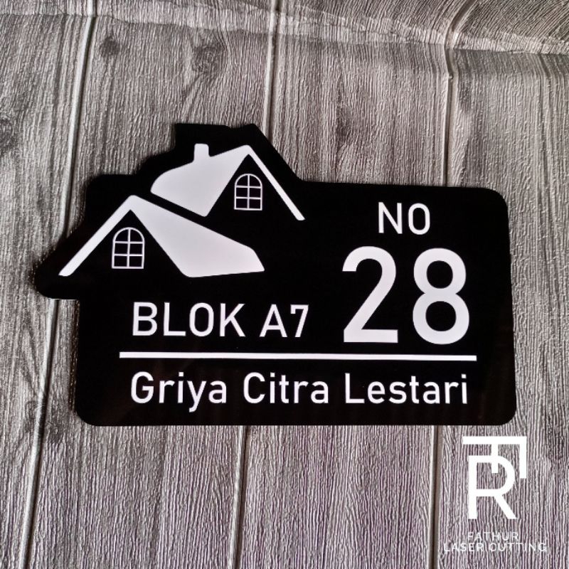 NOMOR RUMAH AKRILIK / NOMER RUMAH CUSTOM