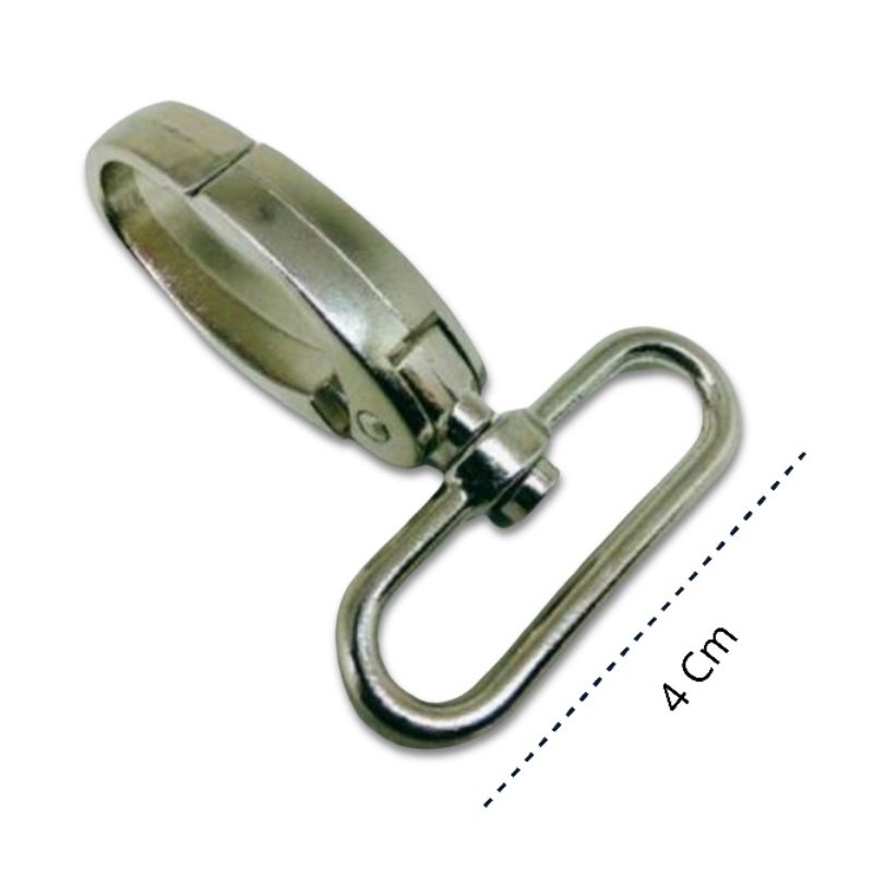 Kait Tali Tas Besi pengait 4Cm NICKEL
