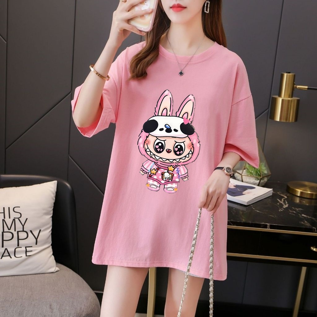 Kaos Oversize Wanita - Baju Cewek Oversize - Kaos Atasan Wanita Oversize Kekinian - Baju Cewek - COD