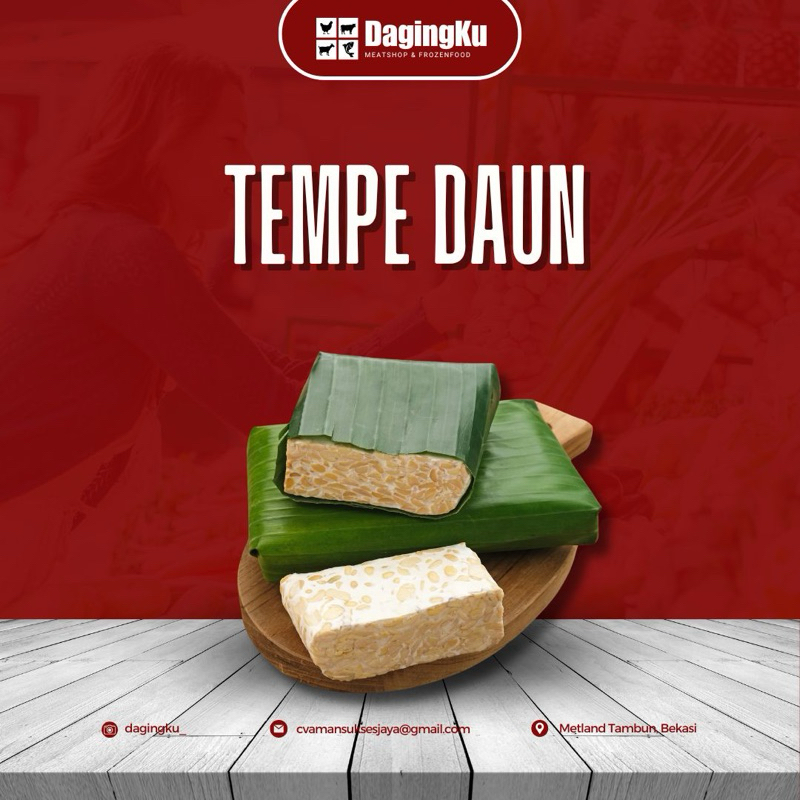 

Tempe Daun Pisang 1 Papan