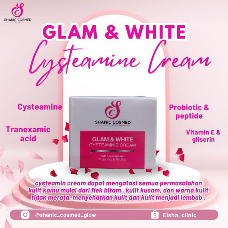 Glam & white cysteamine cream