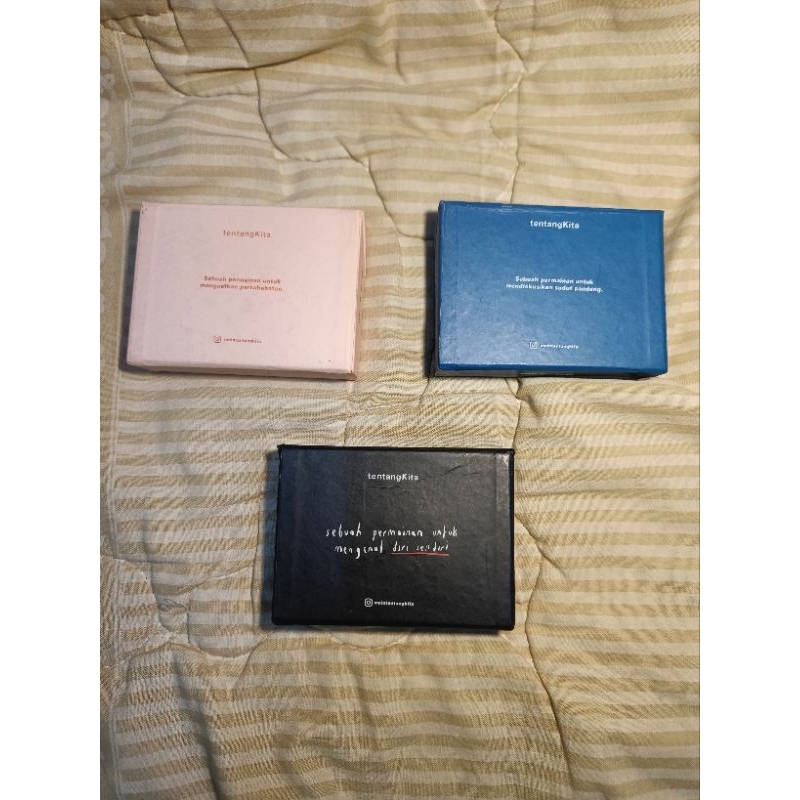 preloved kartu tentang kita 3 set lengkap