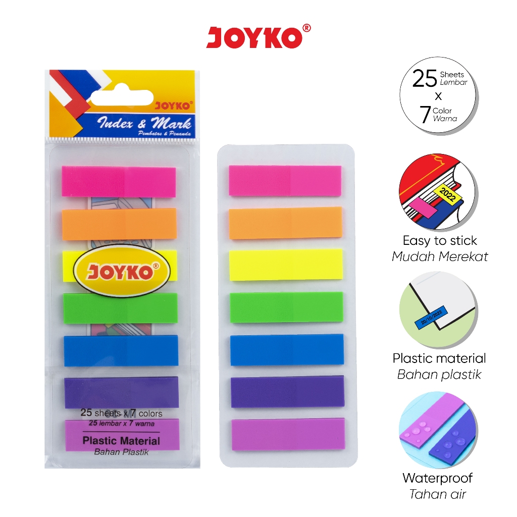 

Index & Mark Joyko Pembatas Dan Penanda Pembatas Buku IM - 32 Paper Material