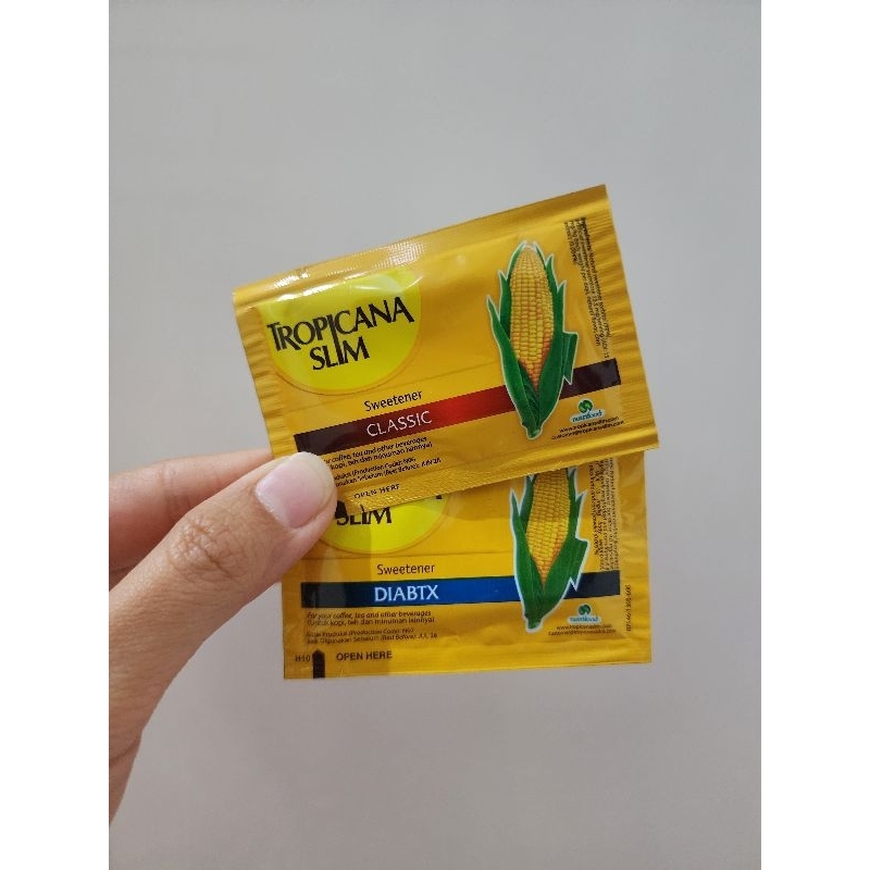 

TROPICANA SLIM CLASSIC DIABTX SACHET SATUAN PEMANIS SWEETENER