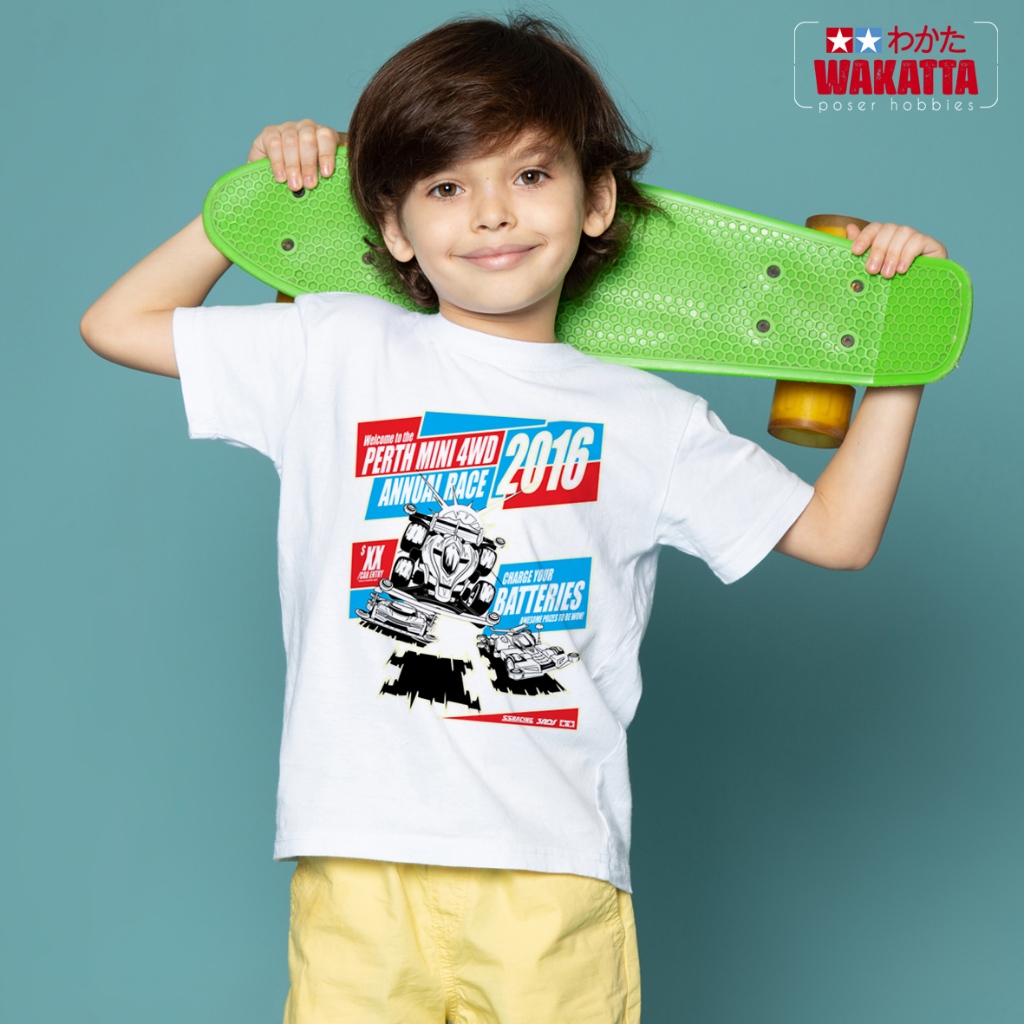 KAOS ANAK Tamiya Katun Combed - Poster Lomba Tamiya