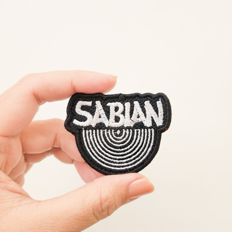 PATCH BORDIR BAND MUSIC 80’s / SABIAN / BADGE PATCH MUSIC VINTAGE