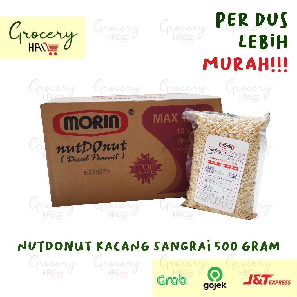 

[ HARGA DUS ] MORIN NUT DONUT KACANG SANGRAI 500 GRAM - 1 DUS ISI 10