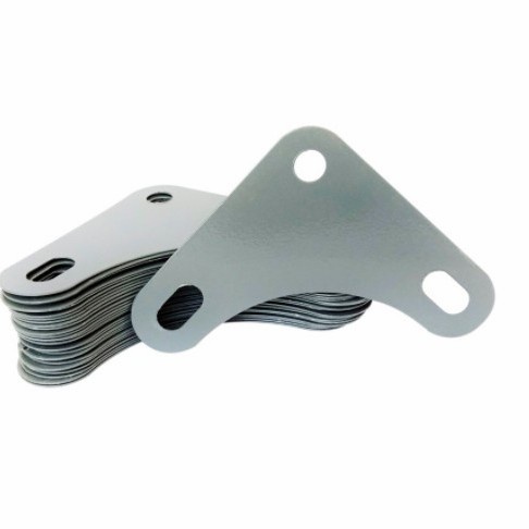 Plat Siku L Lubang Besi Rak Siku Lobang Klem Siku Lobang 1.2mm Tebal Abu