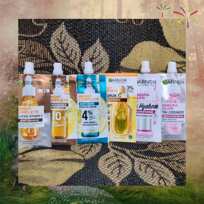 Garnier Serum 7.5ml | Garnier Vitamin C Ampoule Serum 1.5ml