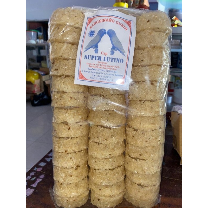 

RENGGINANG MENTAH DIAMETER BESAR (SUPER) CEMILAN KHAS MADURA
