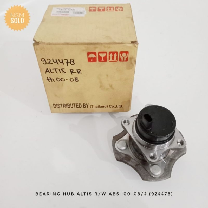 Bearing / Laher Roda Belakang / Bearing Hub Toyota Altis 2000-2008 / 2008-2013
