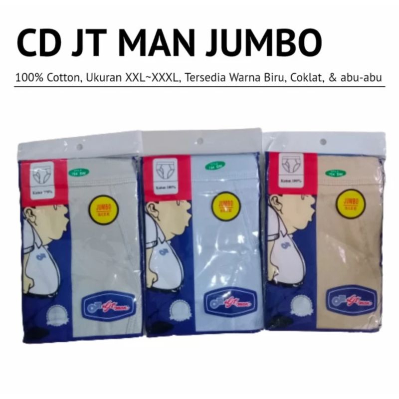 CELANA DALAM PRIA GT MAN JUMBO 704 BW CD PRIA DEWASA
