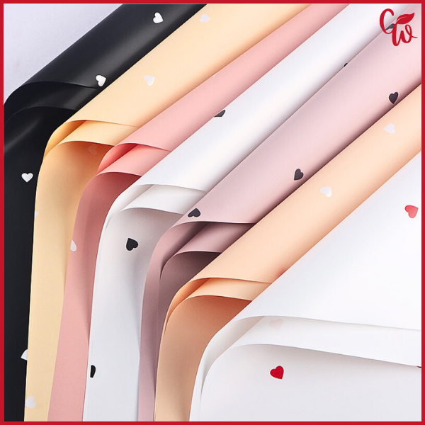 

Love Wrapping Paper Kertas Buket Kado Bunga Cellophane Ecer KB6134