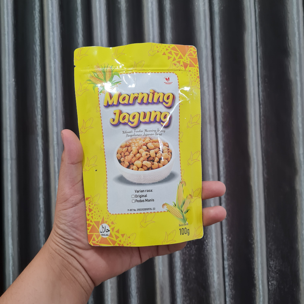 

Marning Jagung 100g || Rasa Original dan Pedas Manis || Nikmati Tradisi Marning Jagung Pengalaman Jajanan Sehat