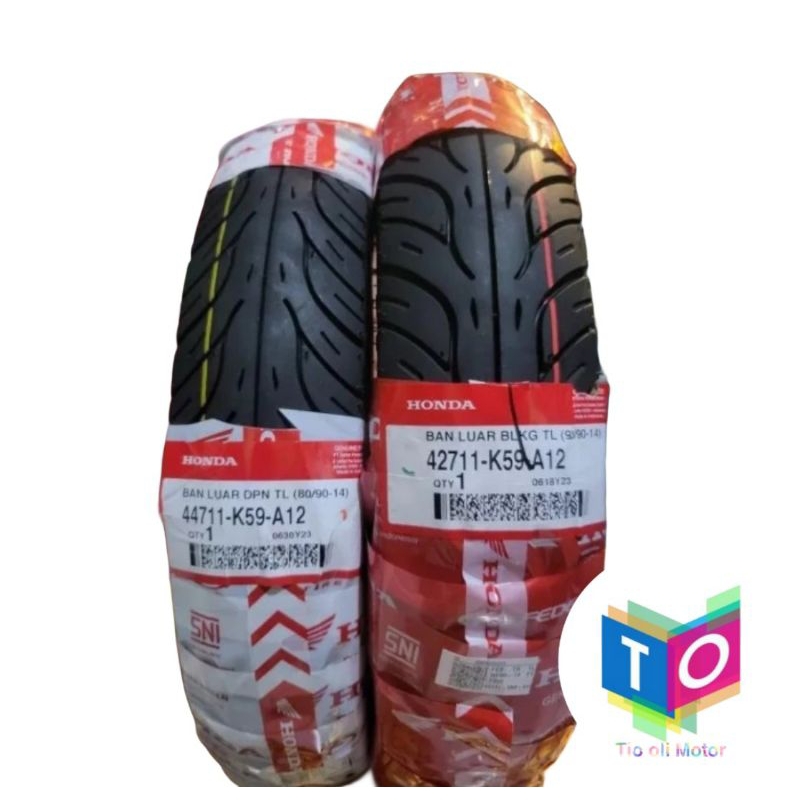 Ban Federal Honda 80/90-14 | 90/90-14 Tubeles Bonus Pentil | Ban Beat | Ban Vario | Paket Ban Federa