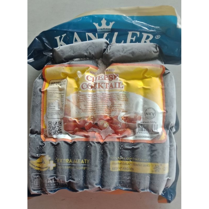 

kanzler sosis ayam keju 500graam