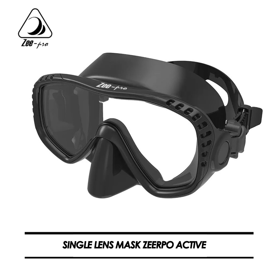 Mask Zeepro Active Snorkeling Masker Selam Scuba Diving Single Lens NOT DEEPGEAR