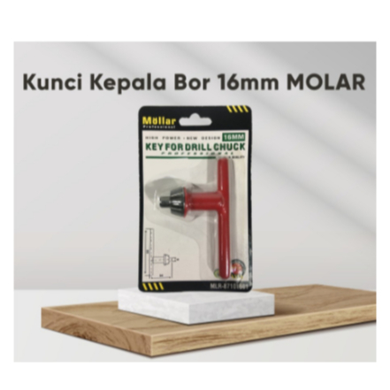 Kunci Kepala Bor Listrik MOLLAR 16 mm 16 mm - Mata Kunci Bor 16mm 16mm - Key For Drill Chuck