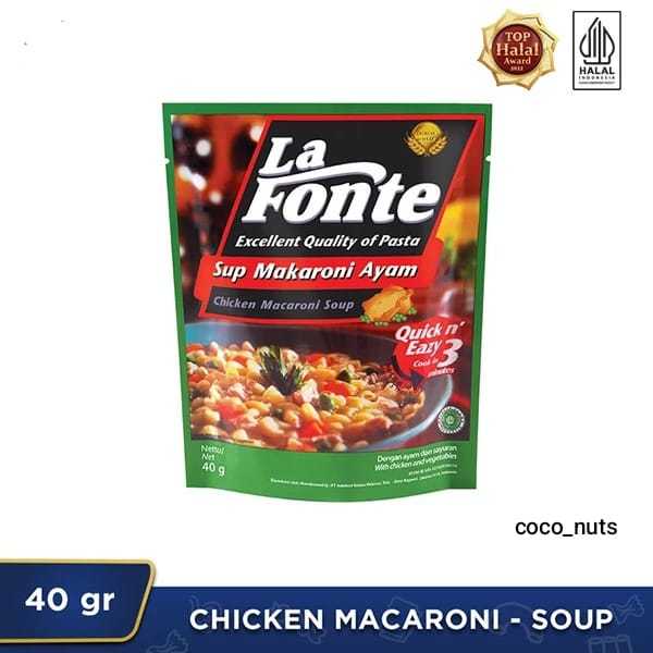 

LAFONTE / La Fonte Sup Macaroni Ayam 40gr