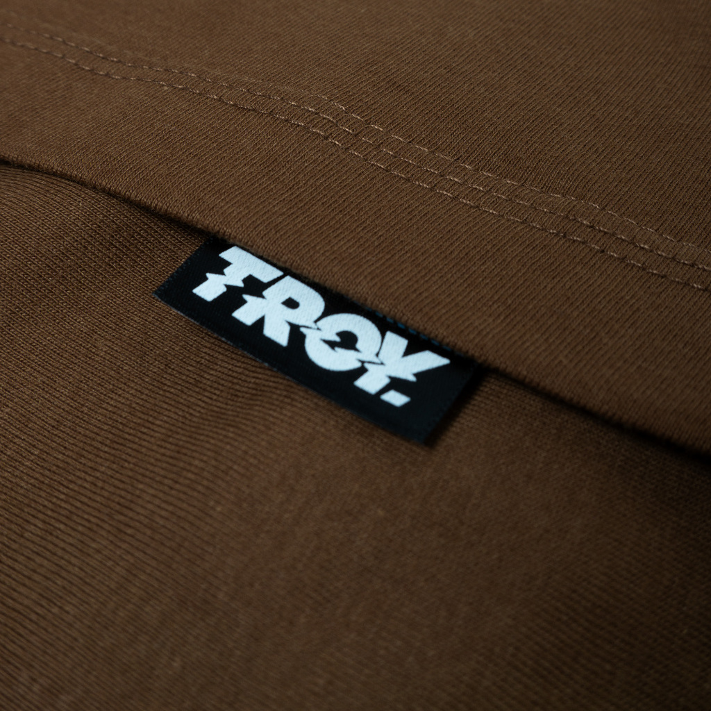 Troy Company T-shirt Pocket Boxy Oversize Toffe Bonfire - Kaos Coklat Toffe BK 2707