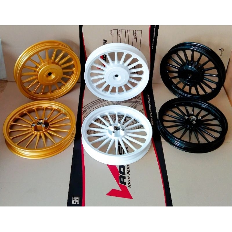 VELG PELAK RACING V ROSSI GALAXY 2 PALANG 18 COPY DAYTONA BEAT KARBU BEAT FI SCOOPY KARBU SCOOPY FI 