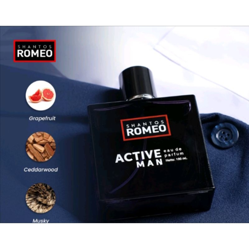 SHANTOS ROMEO EDP ACTIVE MAN 100 ML | PARFUM PRIA