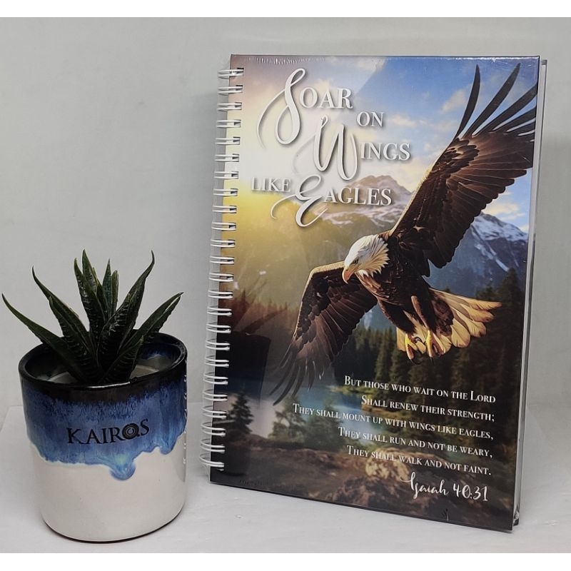 

BUKU ROHANI CATATAN SPIRAL JOURNAL (SOAR ON WINGS LIKE EAGLES)