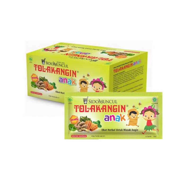 Tolak Angin Anak 1 box 12pcs / Tolak angin anak / Tolak angin kids / Tolak angin anak sachet / Tolak