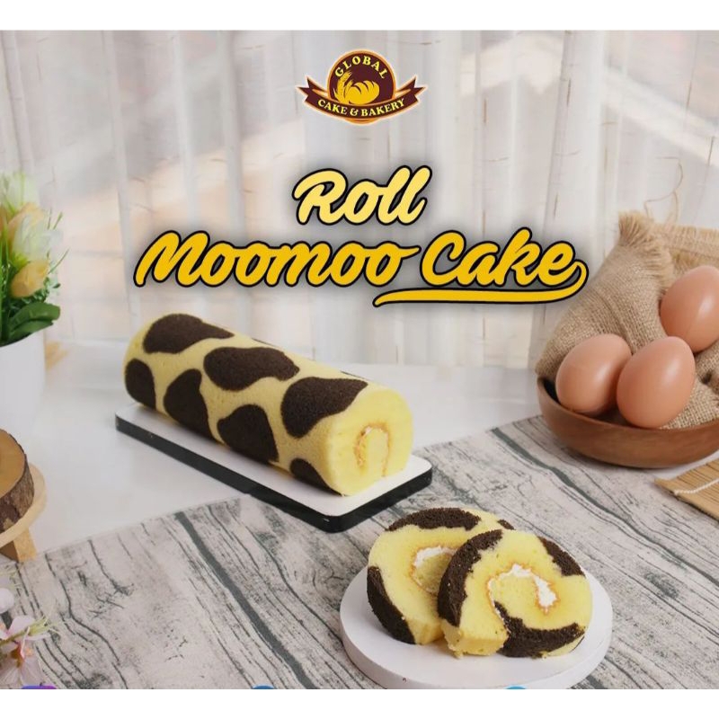 Roti Gulung , Bolu Gulung , Momoroll Cake  Cokelat Mesis , Cheesecake