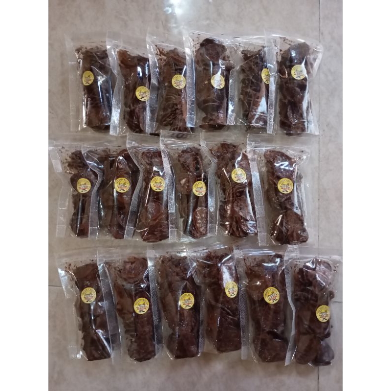 

PAKET KERIPIK PISANG UMIK VARIAN COKLAT KEMASAN 40gram 60pcs