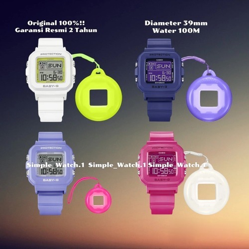 Original 100% Jam Tangan Wanita Casio BABY-G BGD-10K-2DR BGD-10K-4DR BGD-10K-6DR BGD-10K-7DR BGD10K 