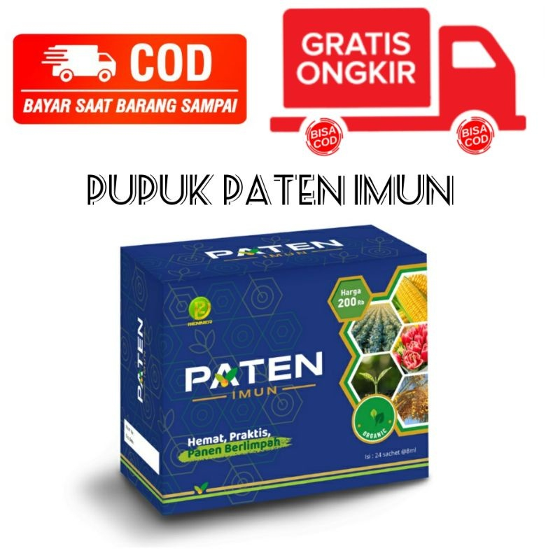PUPUK PATEN IMUN / PUPUK ORGANIK CAIR PATEN IMUN 1 BOX 24 SACHET